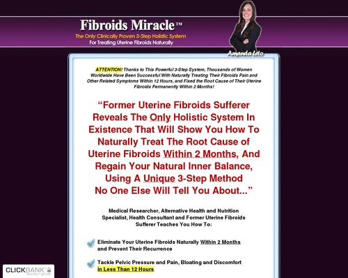 Fibroids Miracle(tm):*$46/sale* ~ A New Conversion Monster