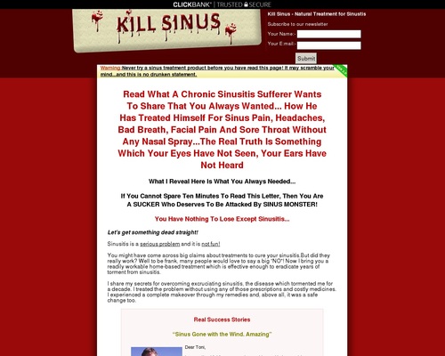 Sinus Treatment - Doctor Say Buy This Treatment