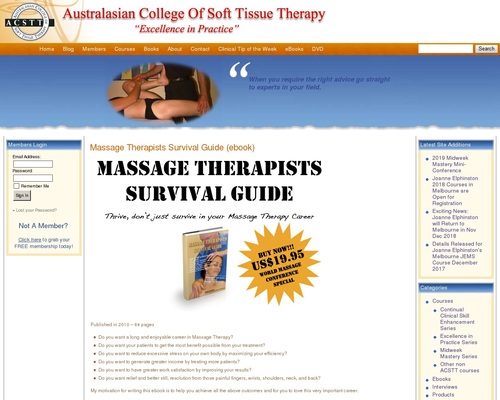 The Massage Therapists Survival Guide