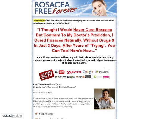 Rosacea Free Forever - Updated For 2020