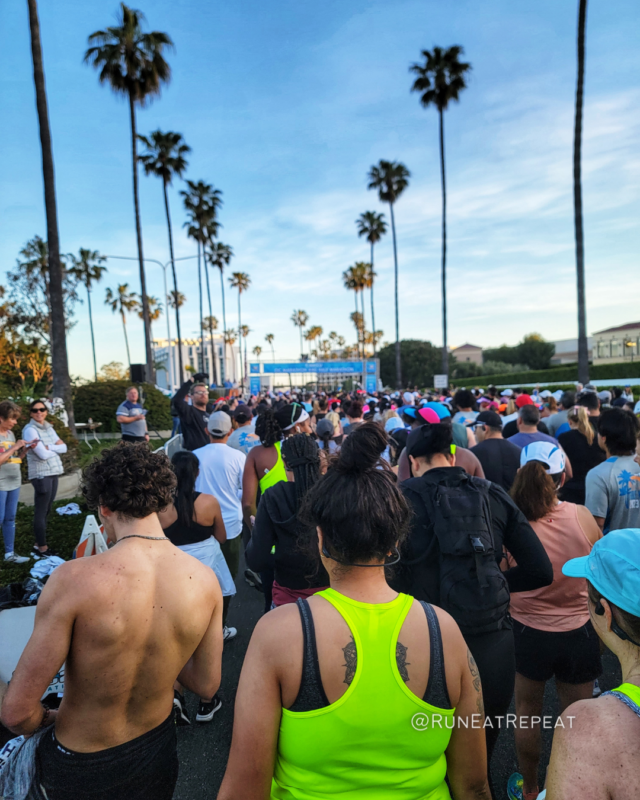 OC Half Marathon Race Start Line recap